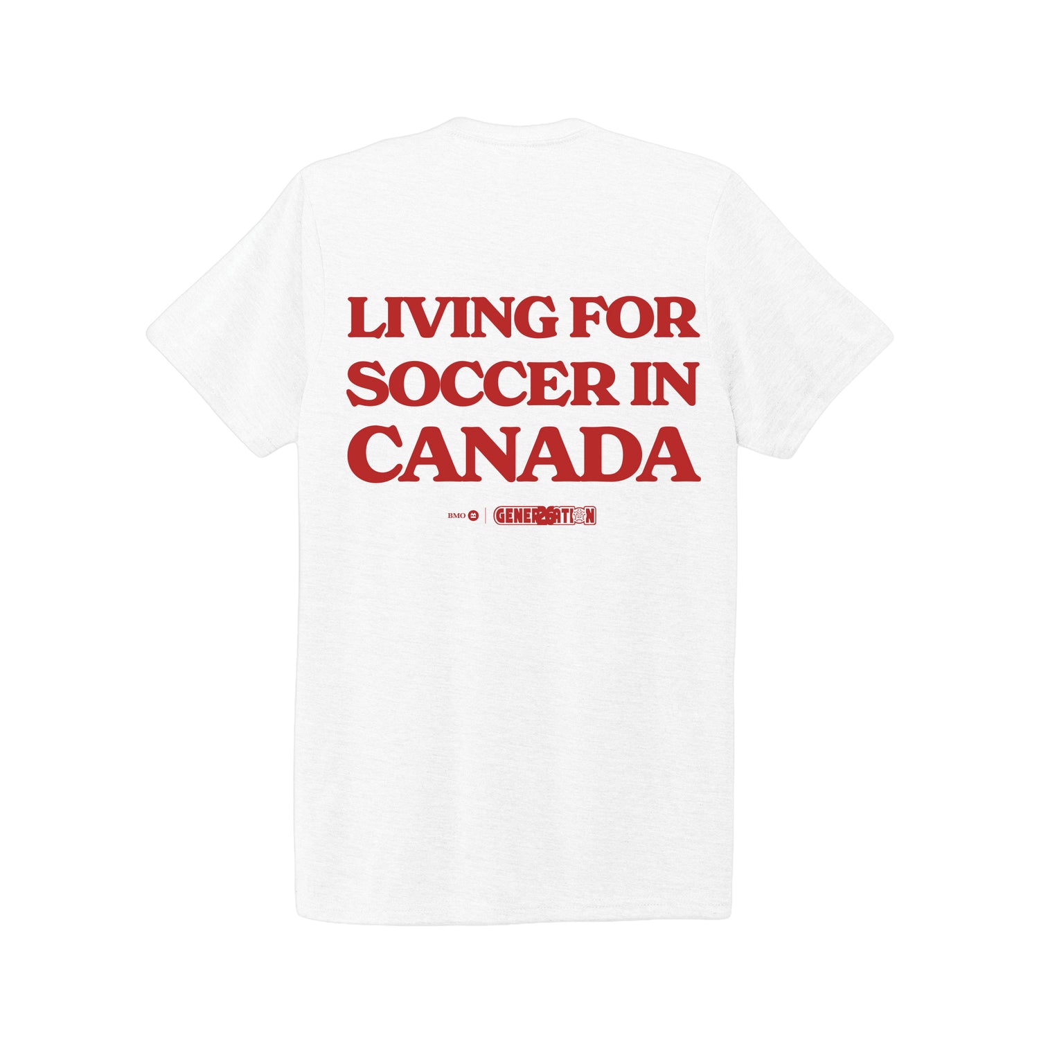 Living For Soccer In Canada - Heart Crest (w/ back)