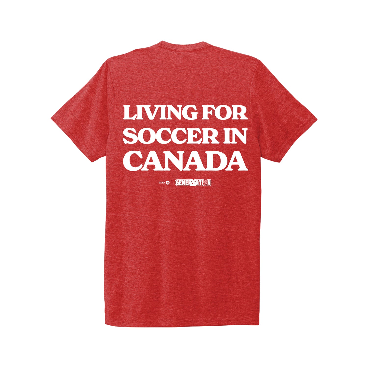 Living For Soccer In Canada - Heart Crest (w/ back)