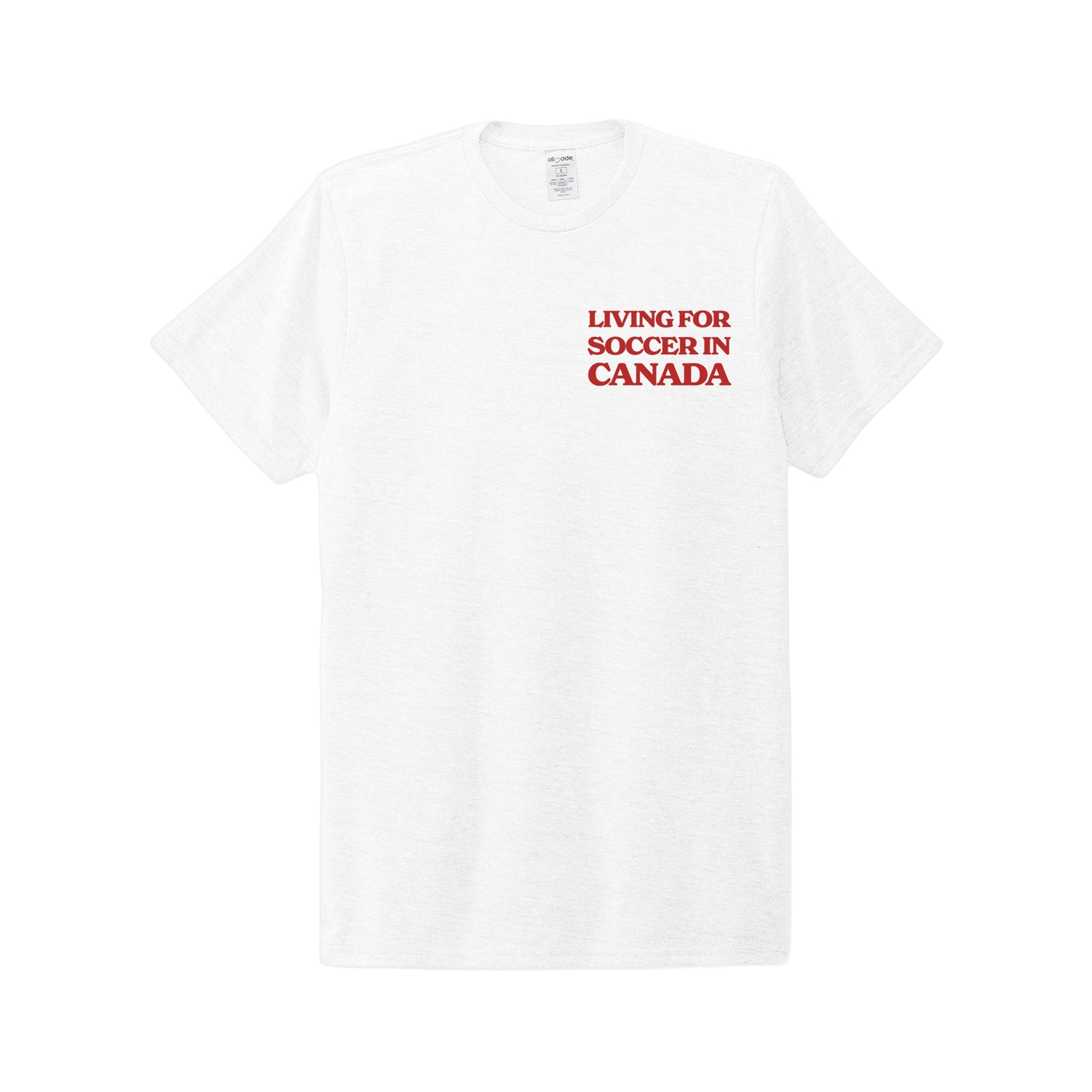 Living For Soccer In Canada - Text