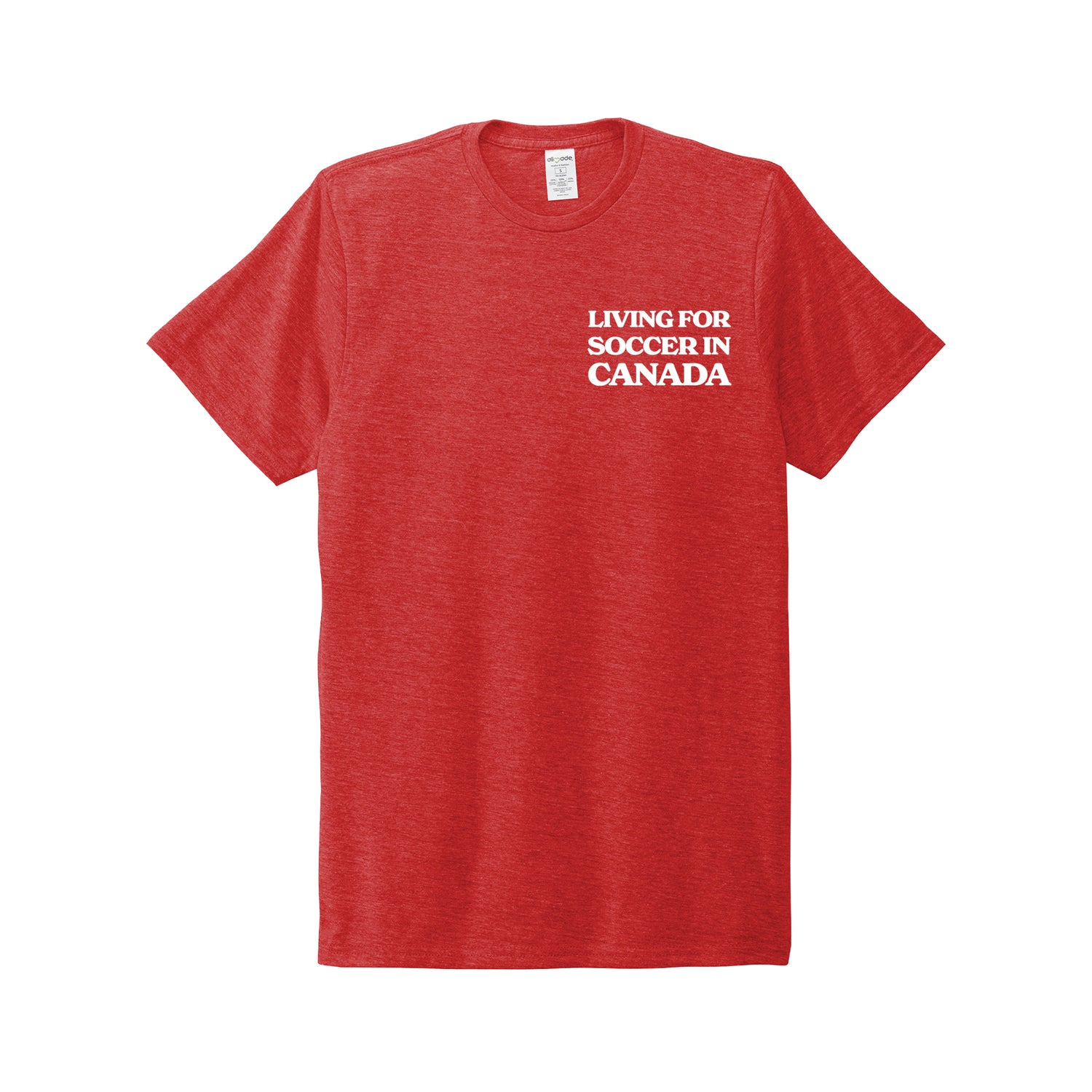 Living For Soccer In Canada - Text