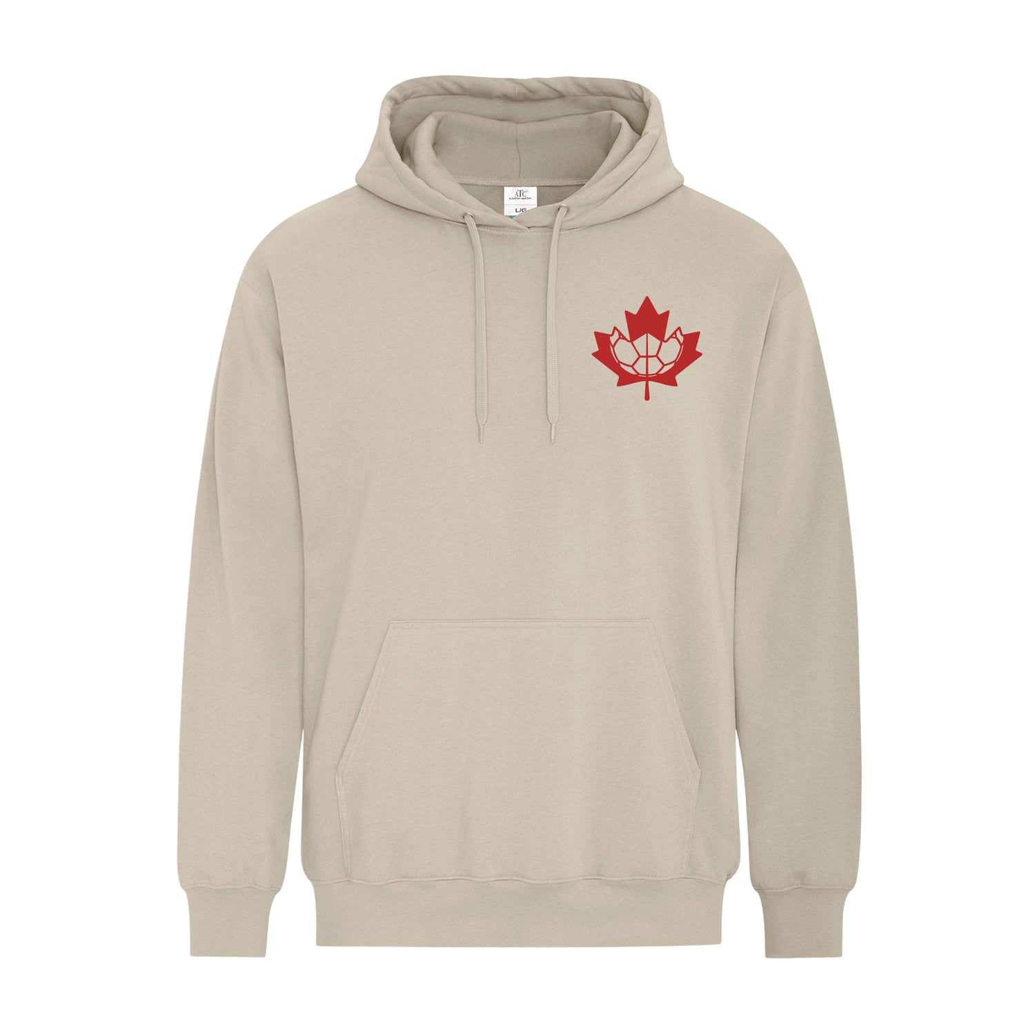 Living for Soccer In Canada -  Heart Crest Hoodie (w/ back)